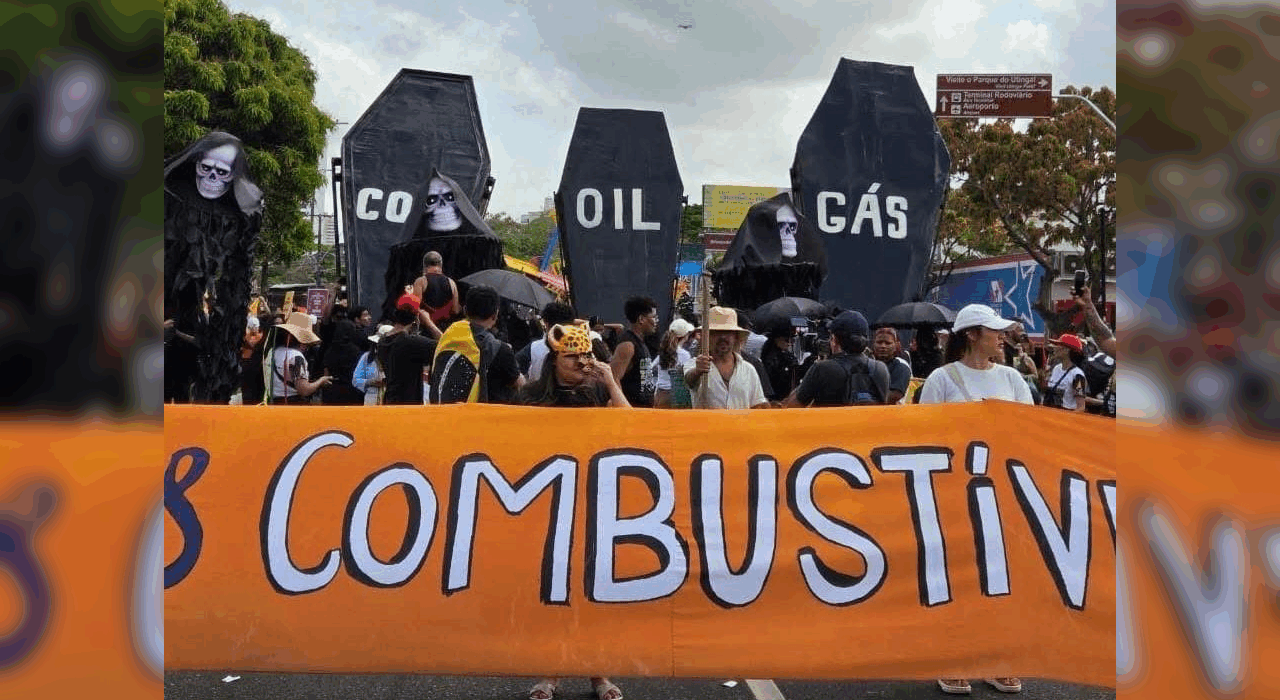 Protests against oil lobby erupts in Belem, Brazil