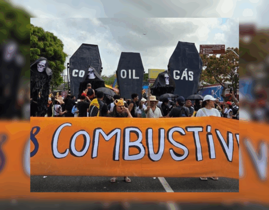 Protests against oil lobby erupts in Belem, Brazil