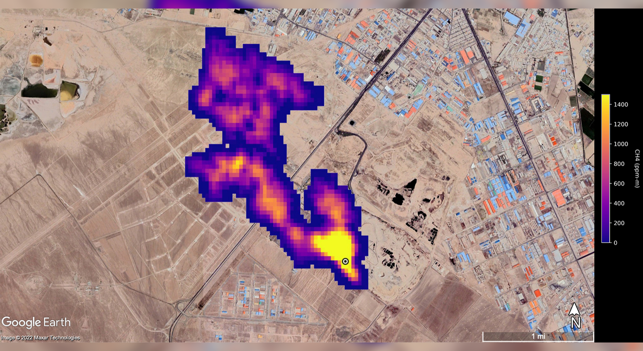 Methane-polluting landfills India