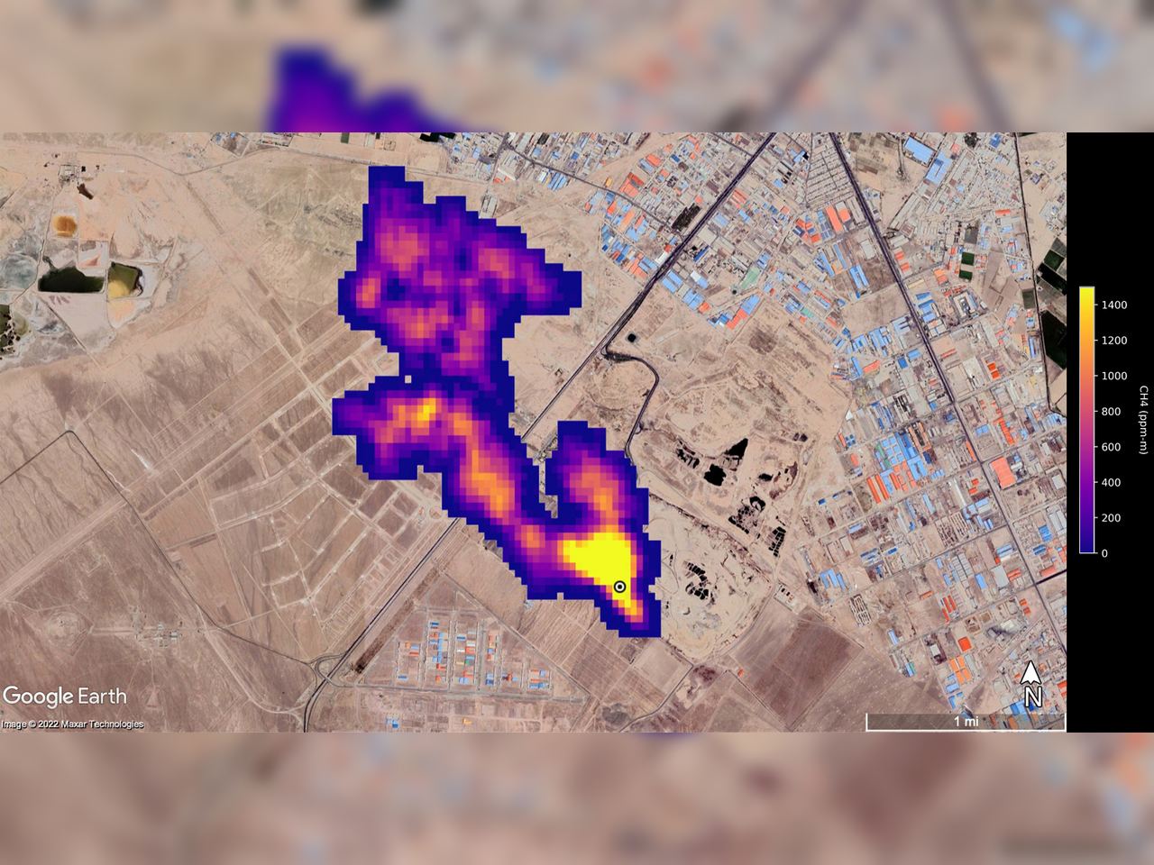 Methane-polluting landfills India